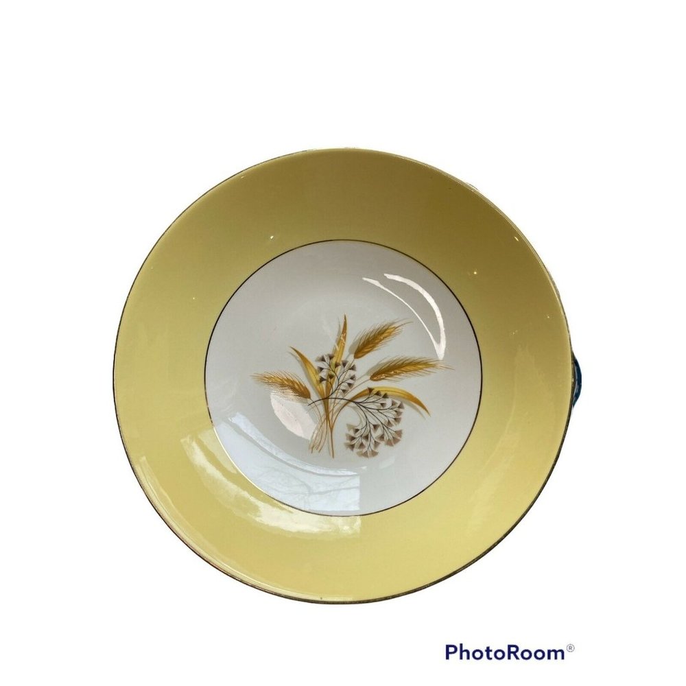 MCM Century Service AUTUMN GOLD Wheat Semi Vitreous Serving Bowl 8 1/4” X 1 1/2"